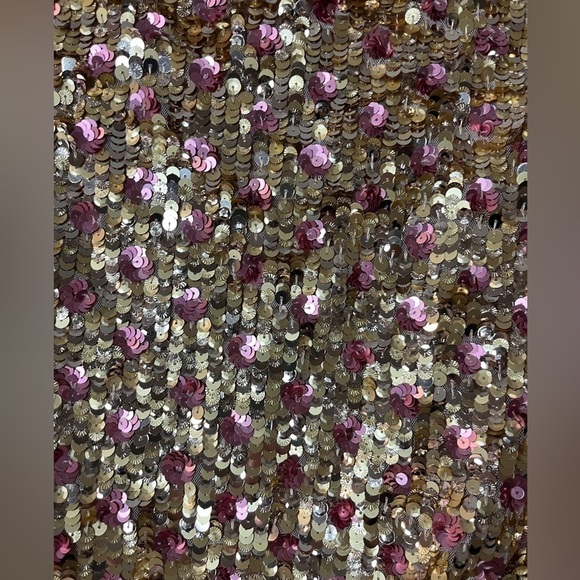 Mac Duggal 93645 Sequin Sleeveless High Neck Gold - Picture 8 of 11